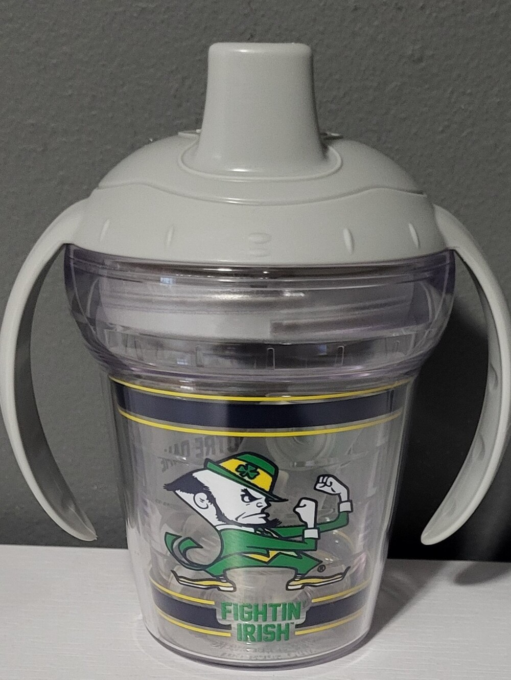 NWOT Notre Dame Tervis Sippy Cup with Handles